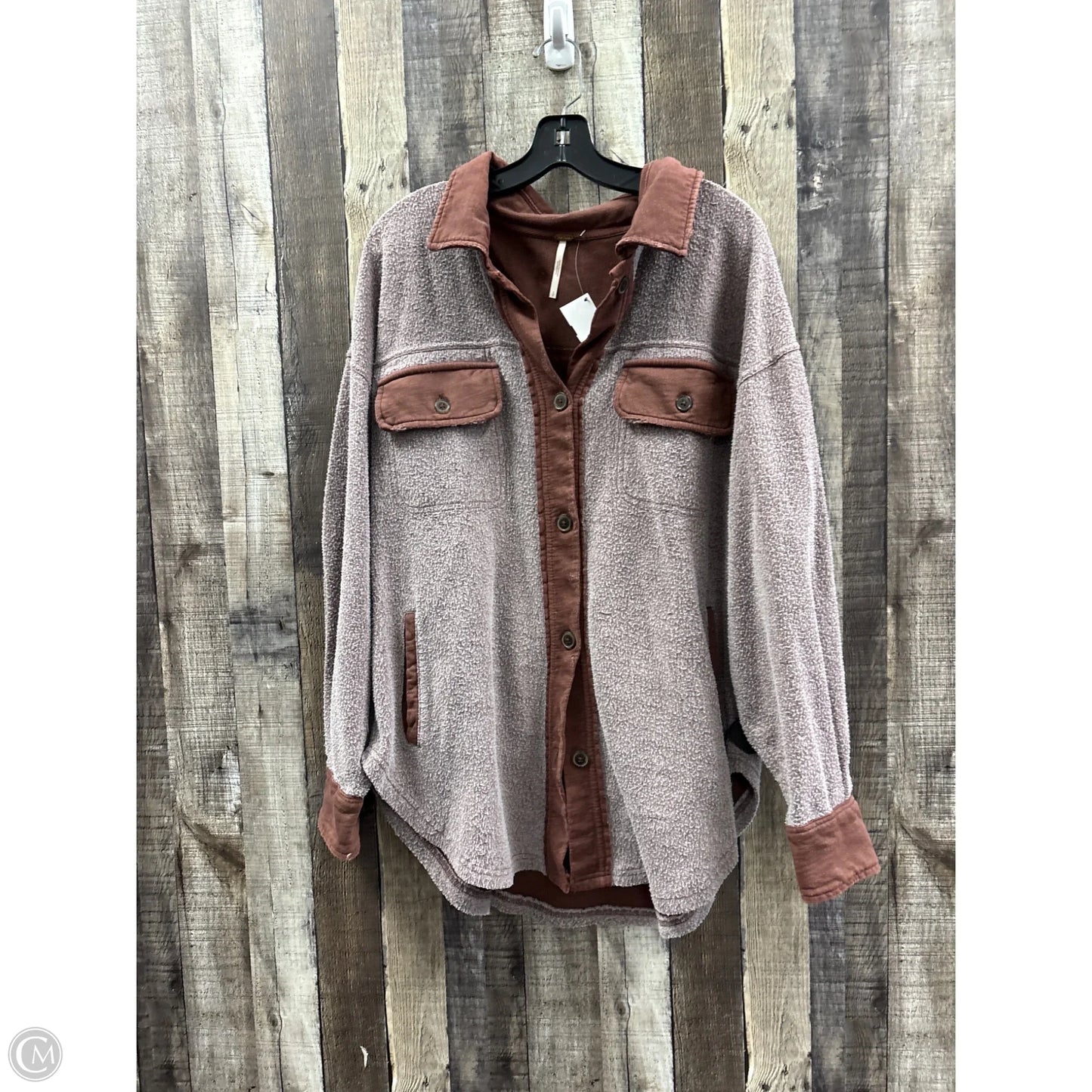 Top Long Sleeve By Free People In Purple, Size: S
