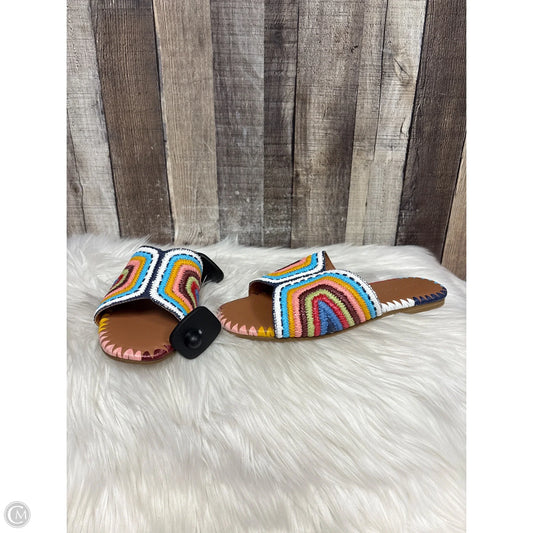Sandals Flats By Marc Fisher In Multi-colored, Size: 9