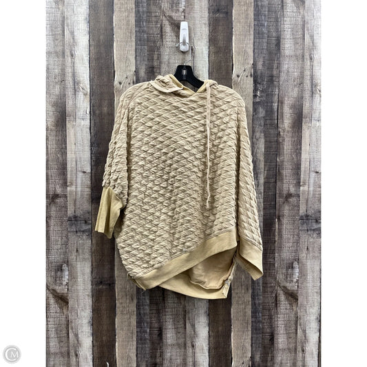 Top Long Sleeve By Easel In Tan, Size: Xl
