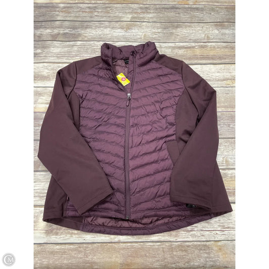 Athletic Jacket By 32 Degrees In Maroon, Size: Xl