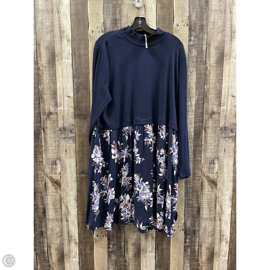 Top Long Sleeve By Maurices In Multi-colored, Size: 2x