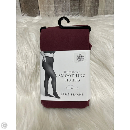 Tights By Lane Bryant In Maroon, Size: 1x