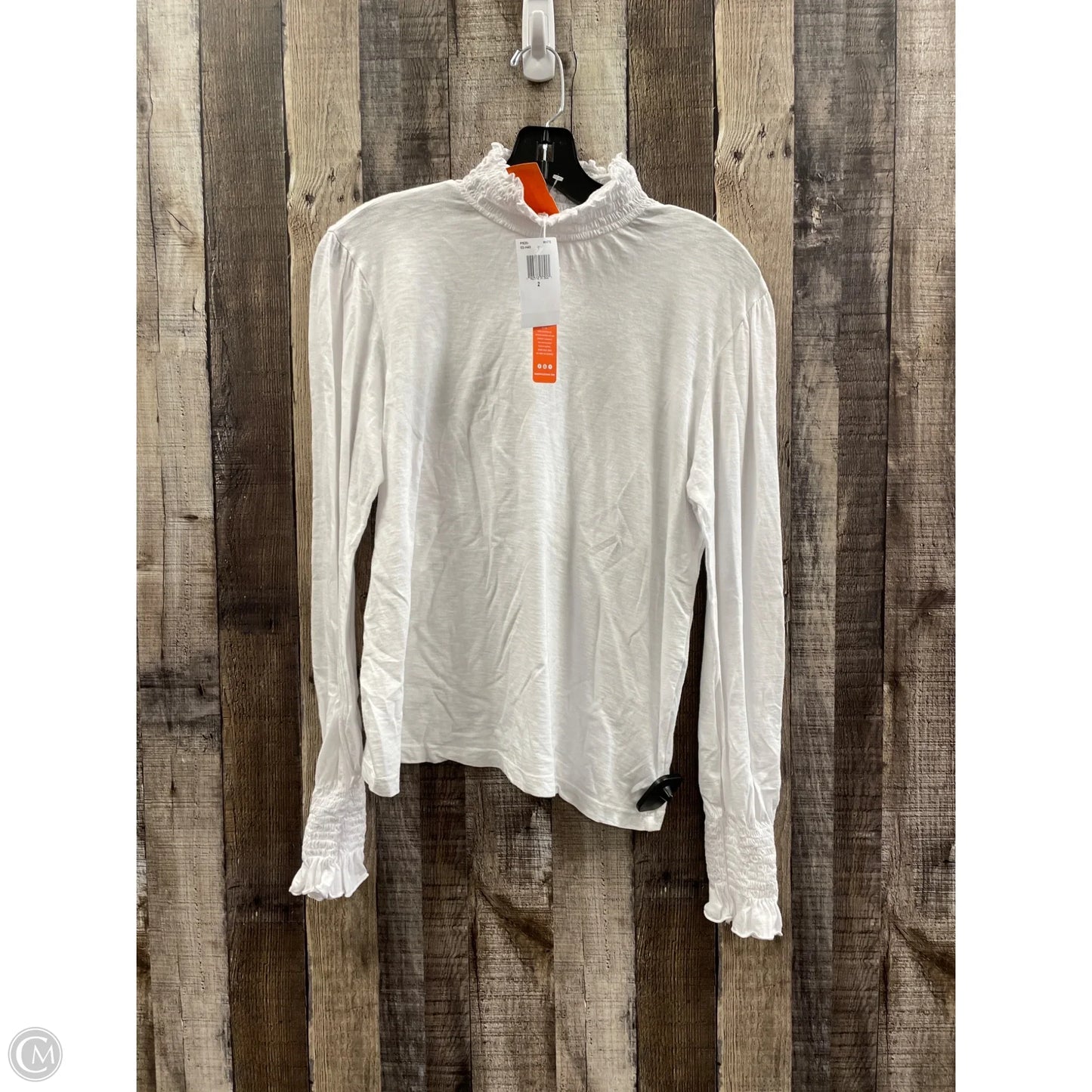 Top Long Sleeve By Sundry In White, Size: Xs