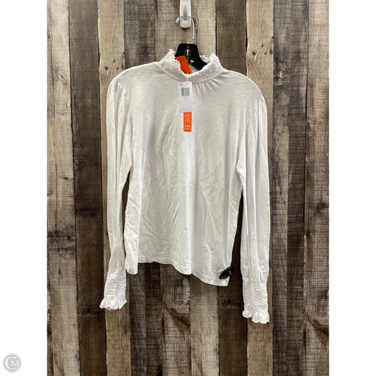 Top Long Sleeve By Sundry In White, Size: Xs