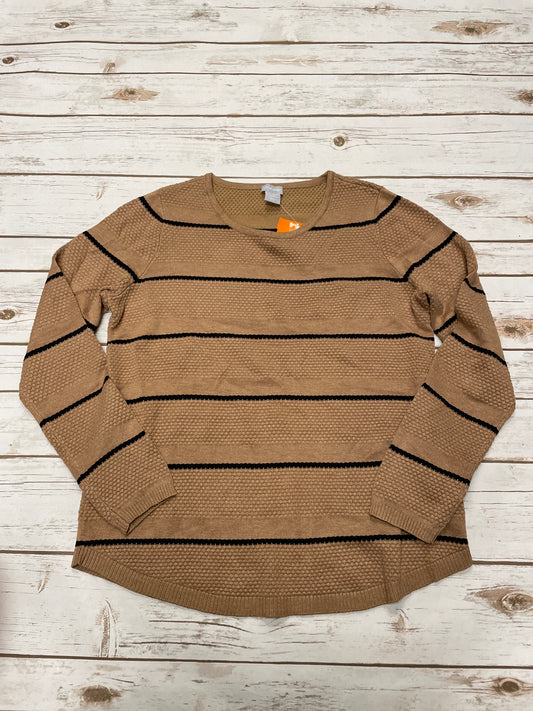 Sweater By Chicos In Brown, Size: S