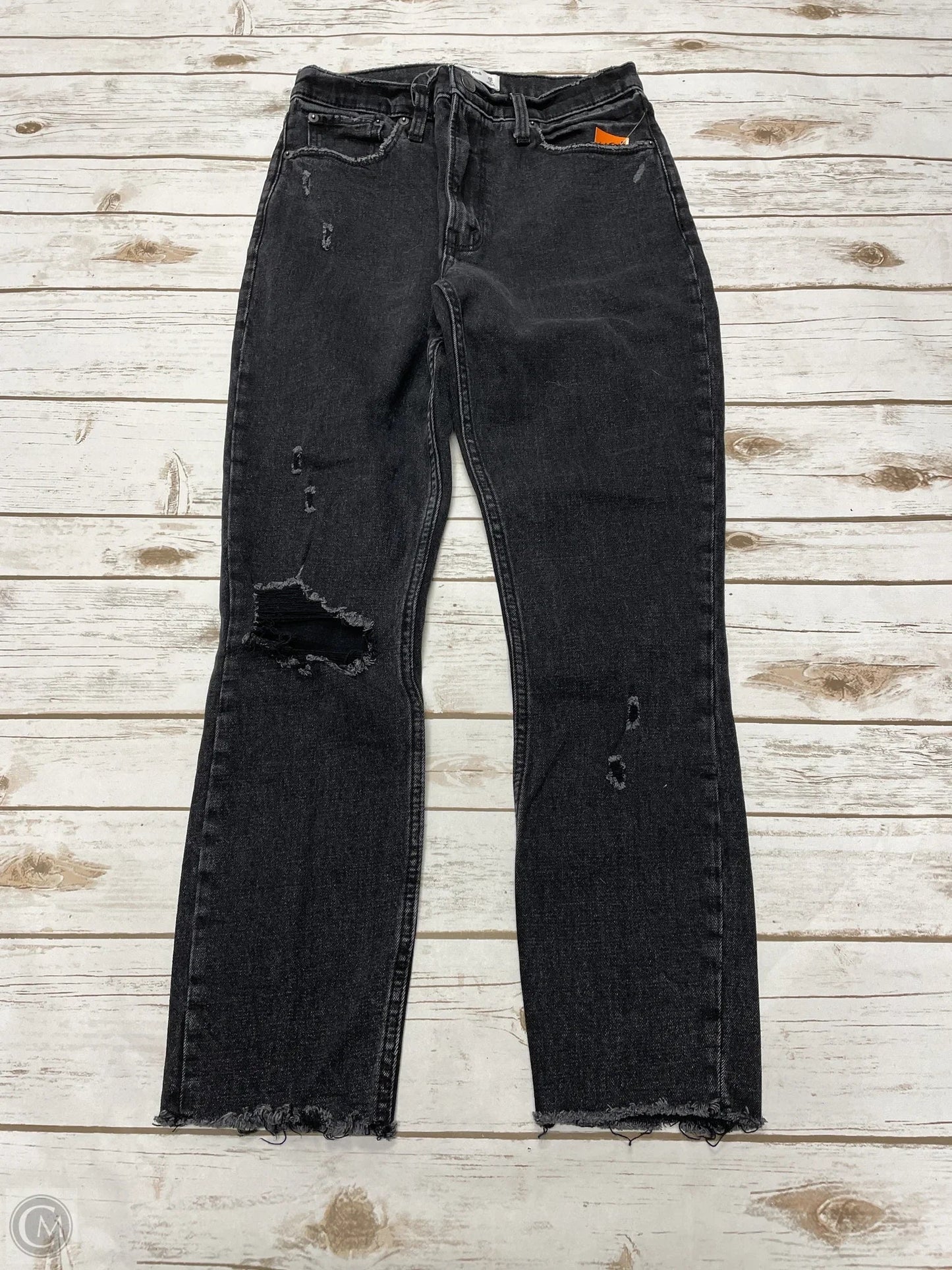 Jeans Skinny By Abercrombie And Fitch In Black, Size: 2