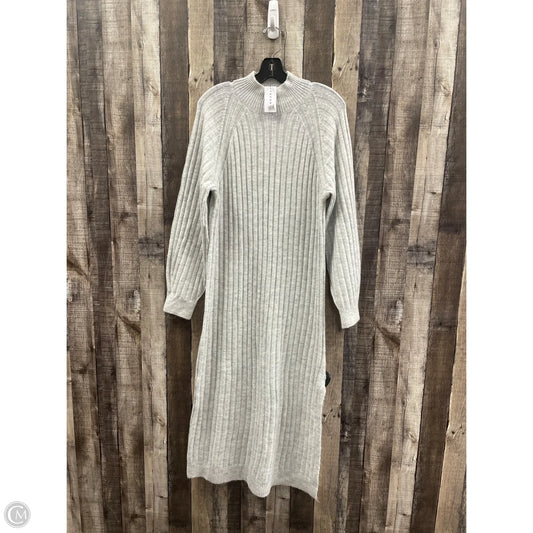 Dress Sweater By Top Shop In Grey, Size: M