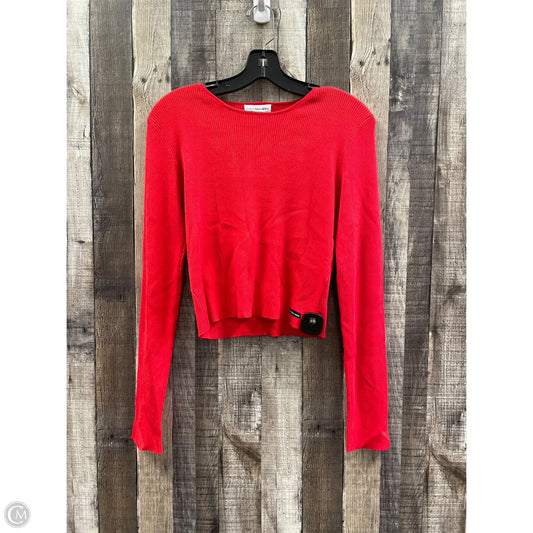 Sweater By Calvin Klein In Red, Size: M