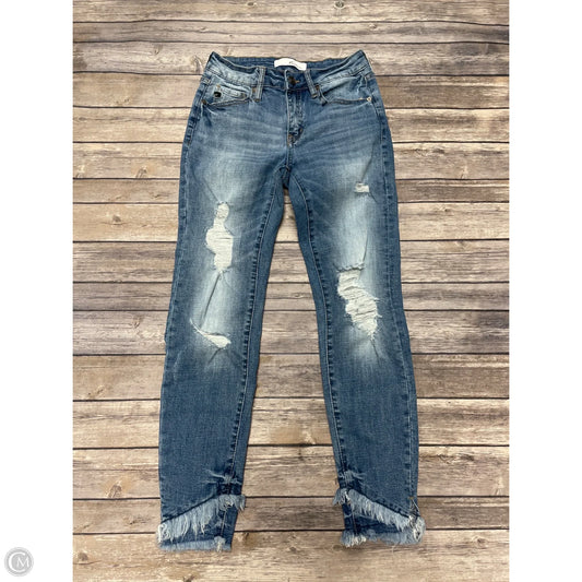 Jeans Skinny By Kancan In Blue, Size: 4