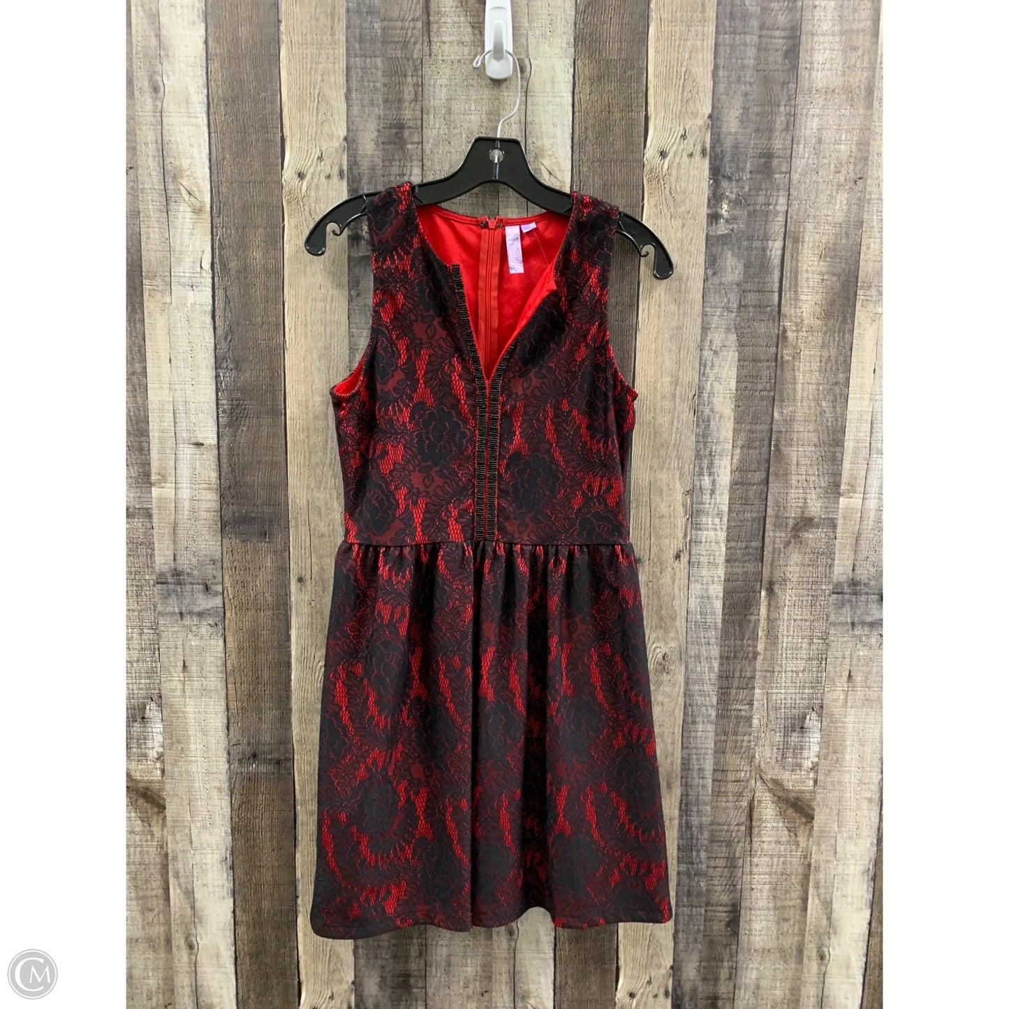 Dress Party Short By Alya In Black & Red, Size: L