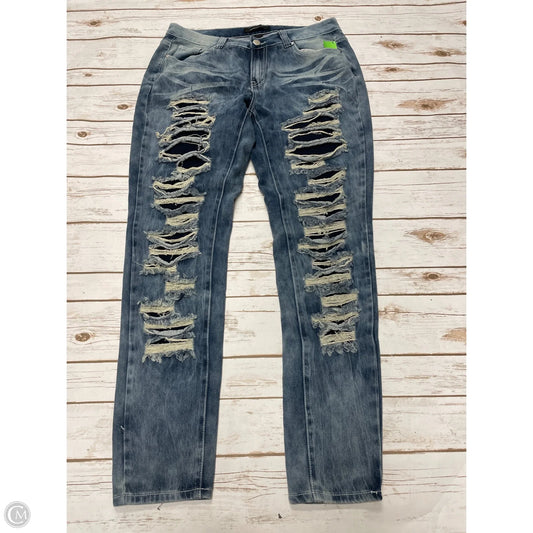 Jeans Straight By Ashley Stewart In Blue Denim, Size: 14