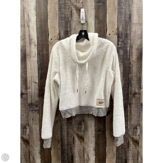 Jacket Fleece By Hollister In White, Size: M