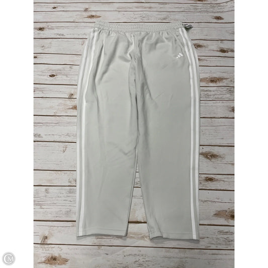 Athletic Pants By Adidas In White, Size: Xl