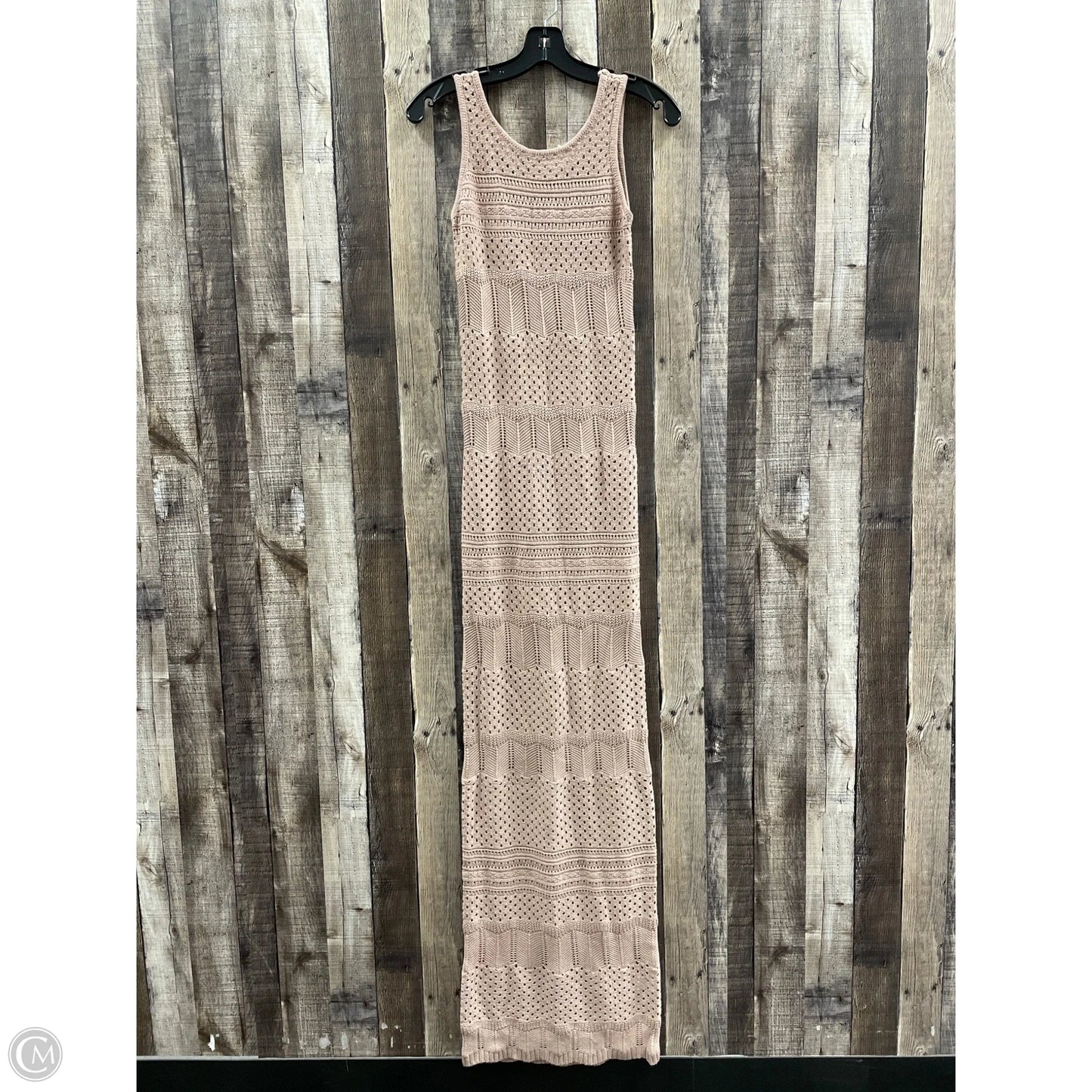 Dress Casual Maxi By Cme In Taupe, Size: M