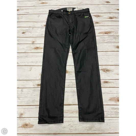 Jeans Straight By Current/elliott In Black, Size: 4