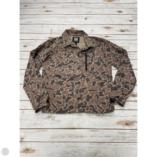 Jacket Denim By Cme In Camouflage Print, Size: M