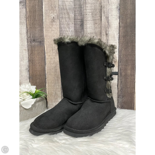 Boots Mid-calf Flats By Bearpaw In Black, Size: 10
