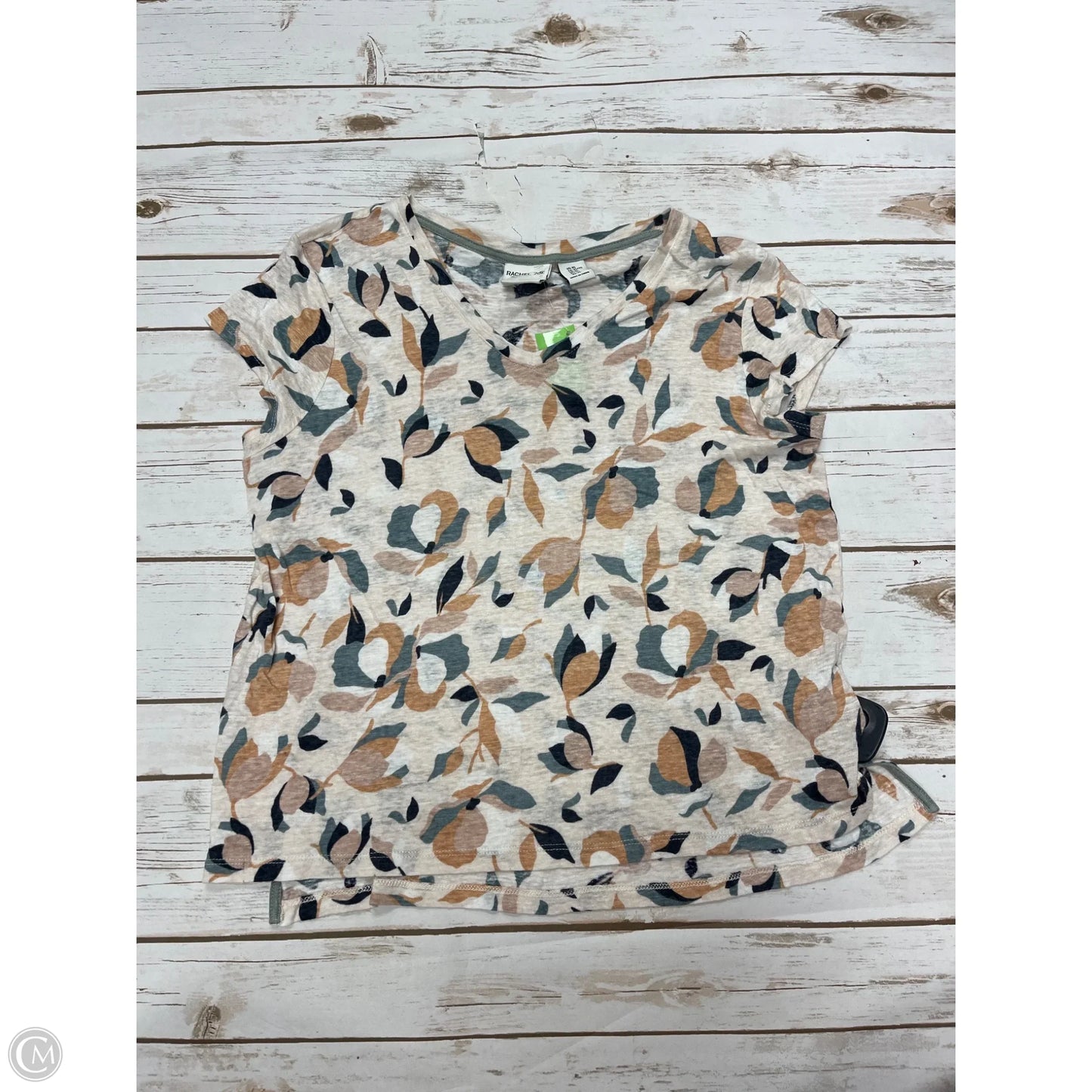 Top Short Sleeve By Rachel Zoe In Multi-colored, Size: Xl