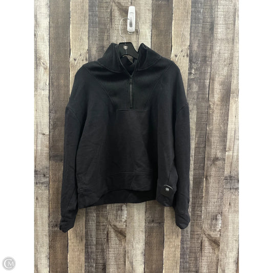 Athletic Jacket By Athleta In Black, Size: L
