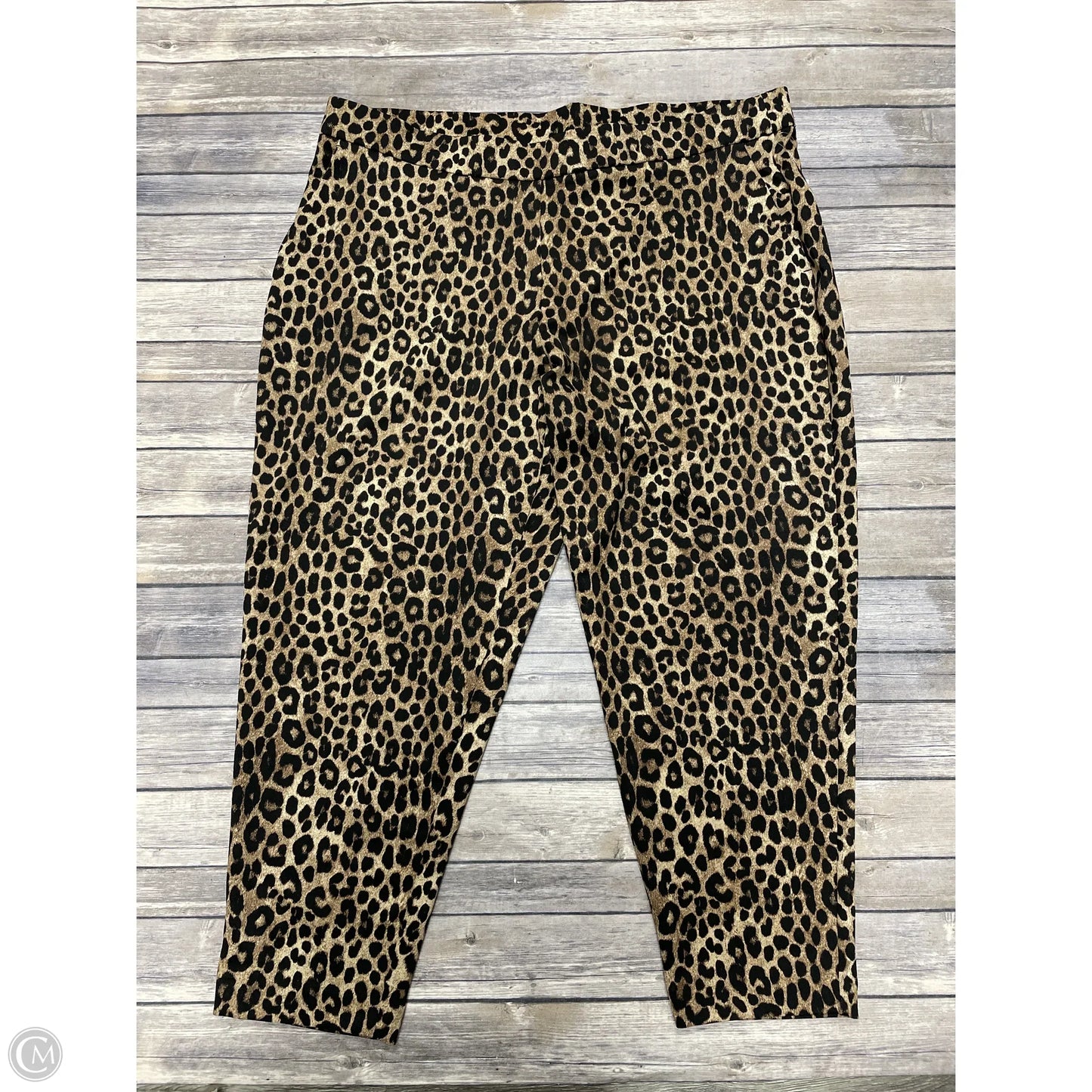 Pants Designer By Michael Kors In Animal Print, Size: 3x