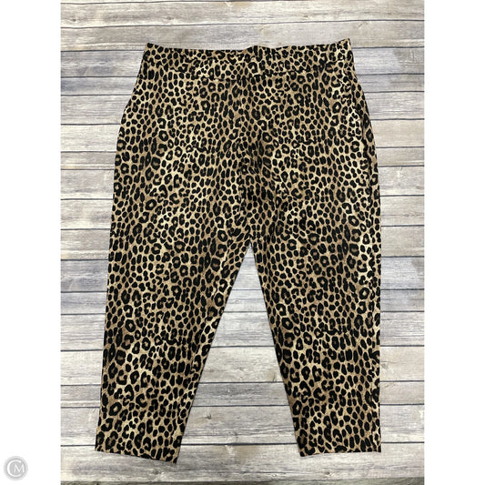 Pants Designer By Michael Kors In Animal Print, Size: 3x