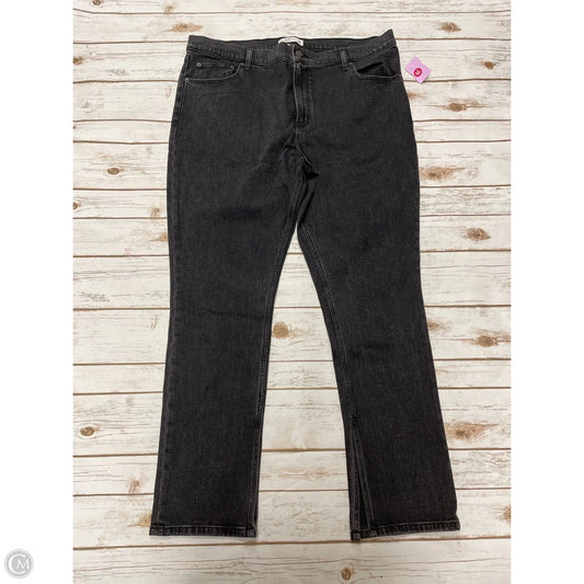 Jeans Skinny By Abercrombie And Fitch In Grey Denim, Size: 18