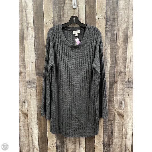 Dress Sweater By Loveriche In Grey, Size: L
