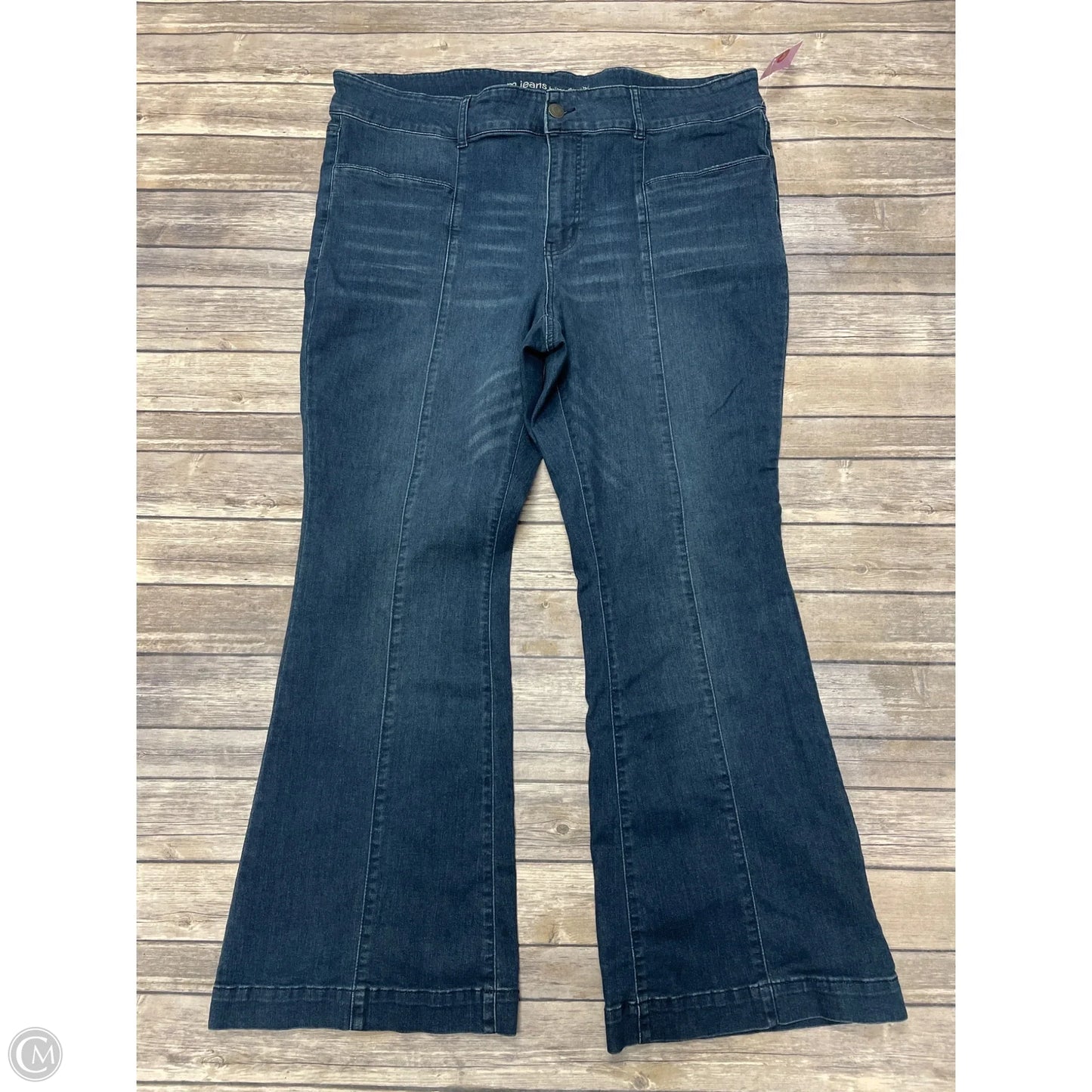 Jeans Skinny By Maurices In Blue Denim, Size: 22