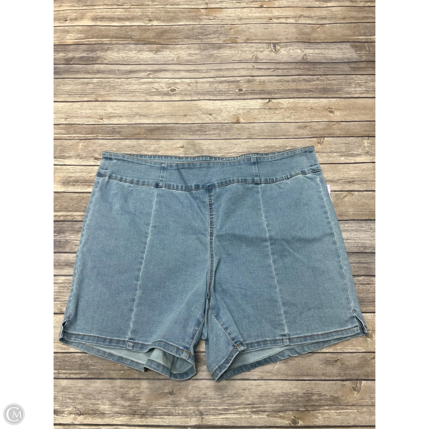 Shorts By Vanilla Star In Blue Denim, Size: 3x