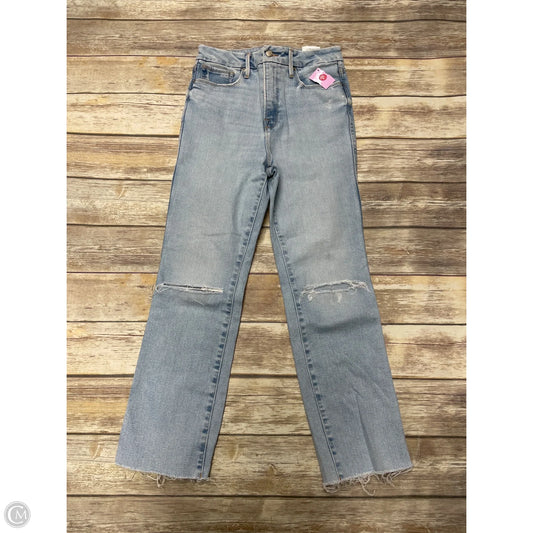 Jeans Boyfriend By Good American In Blue Denim, Size: 8