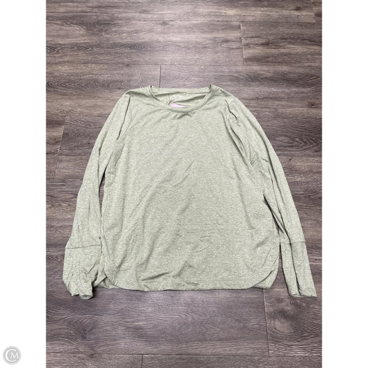 Athletic Sweatshirt Crewneck By Athleta In Green, Size: L