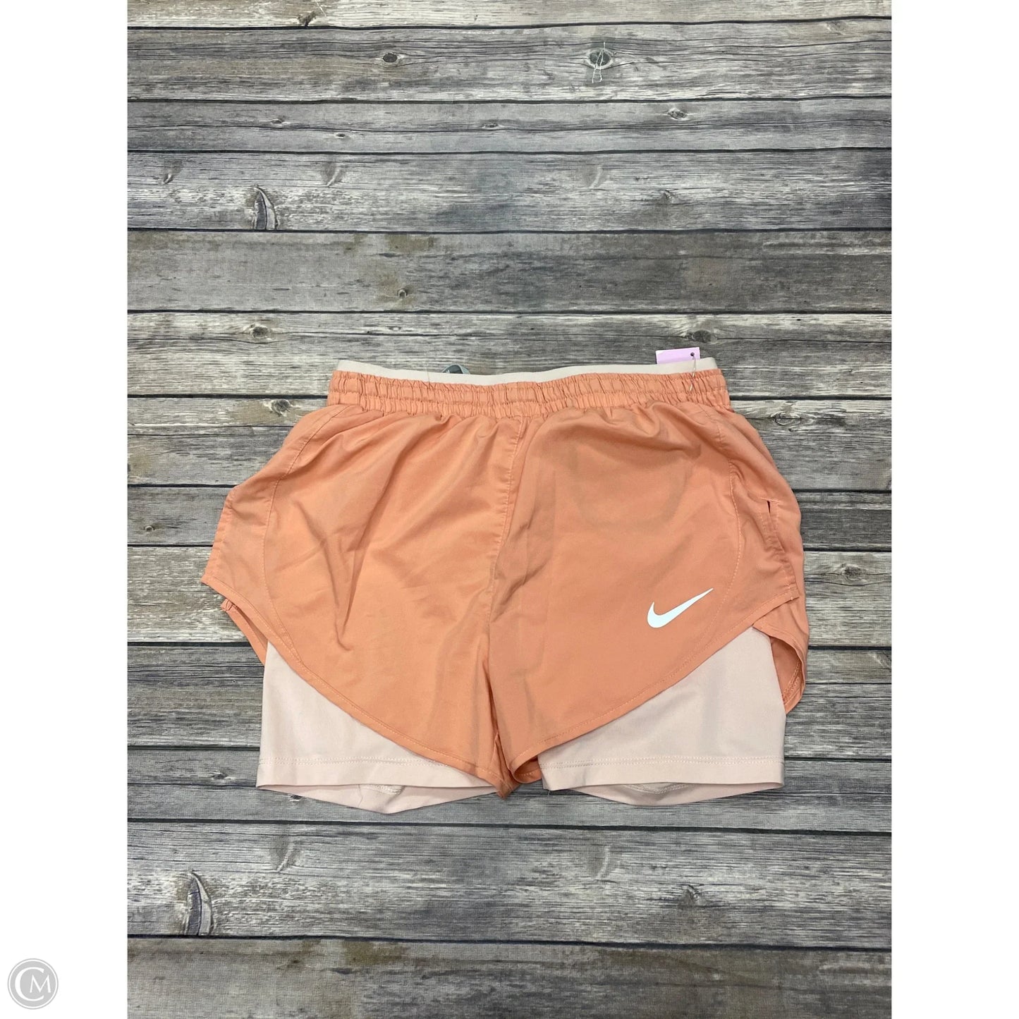 Athletic Shorts By Nike In Peach, Size: Xs