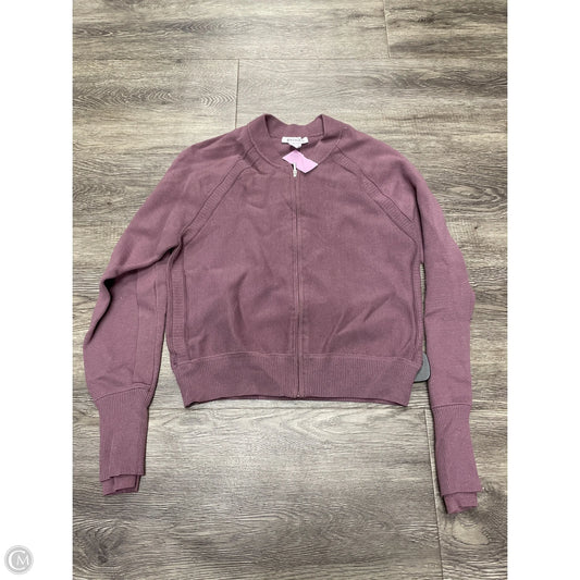 Athletic Jacket By Athleta In Purple, Size: M