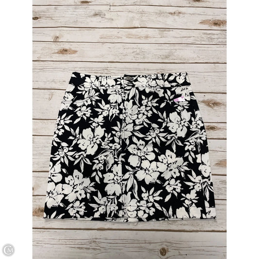 Skirt Midi By Chaps In Black, Size: 8