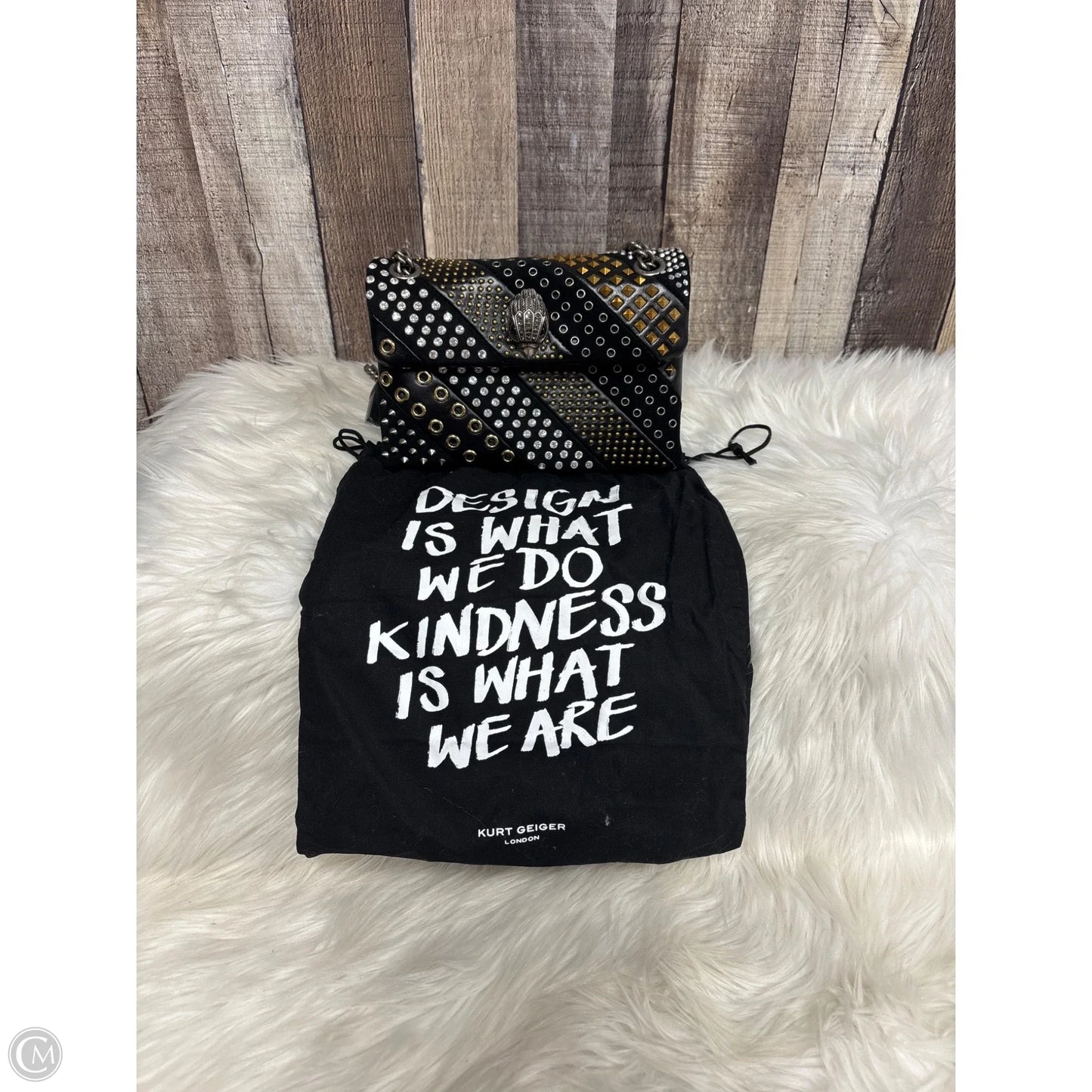 Crossbody Designer By Kurt Geiger, Size: Small