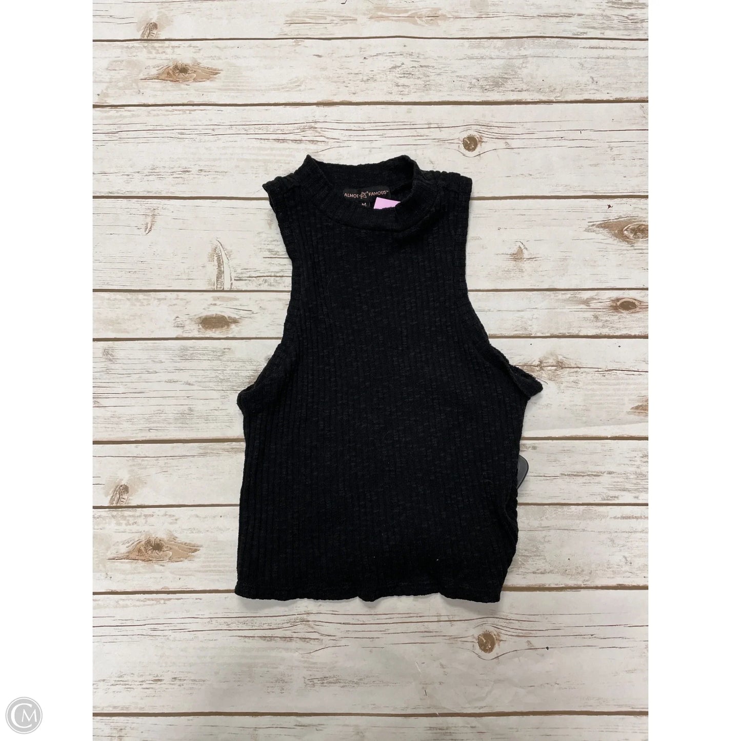 Tank Top By Almost Famous In Black, Size: M