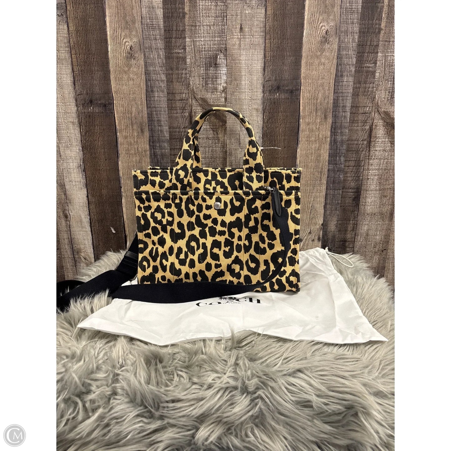 Tote Designer By Coach, Size: Medium