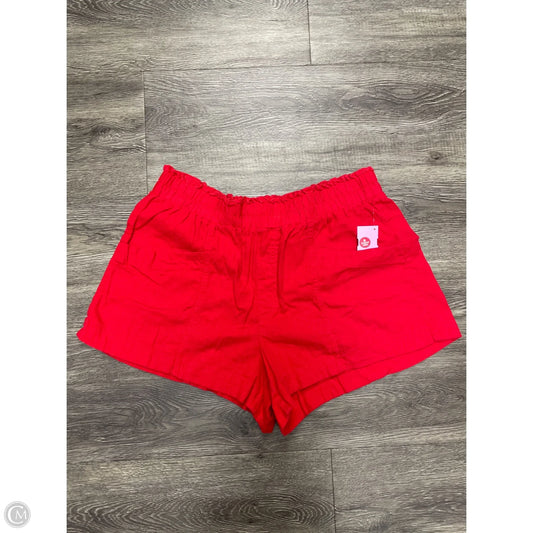 Shorts By A New Day In Red, Size: L