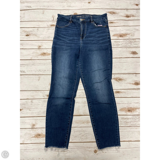 Jeans Jeggings By American Eagle In Blue Denim, Size: 12