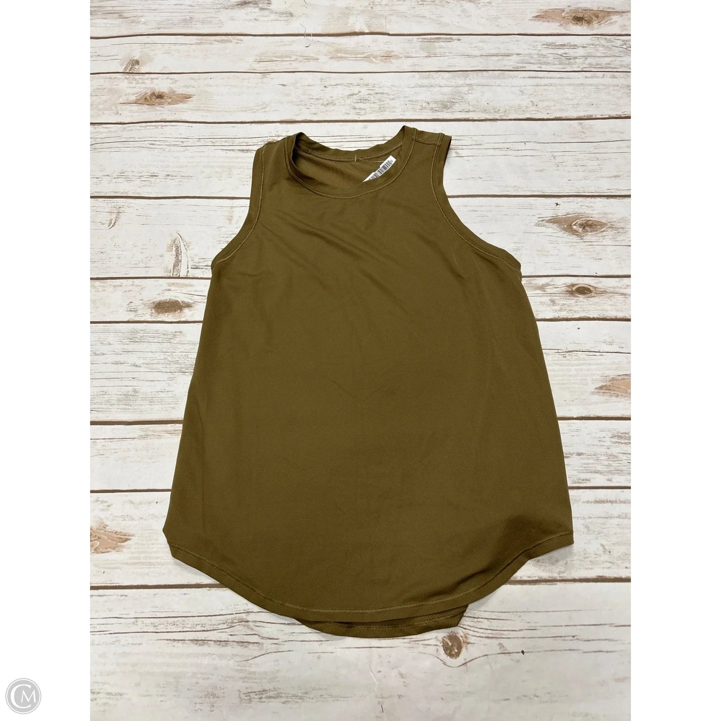 Athletic Tank Top By Lululemon In Tan, Size: S
