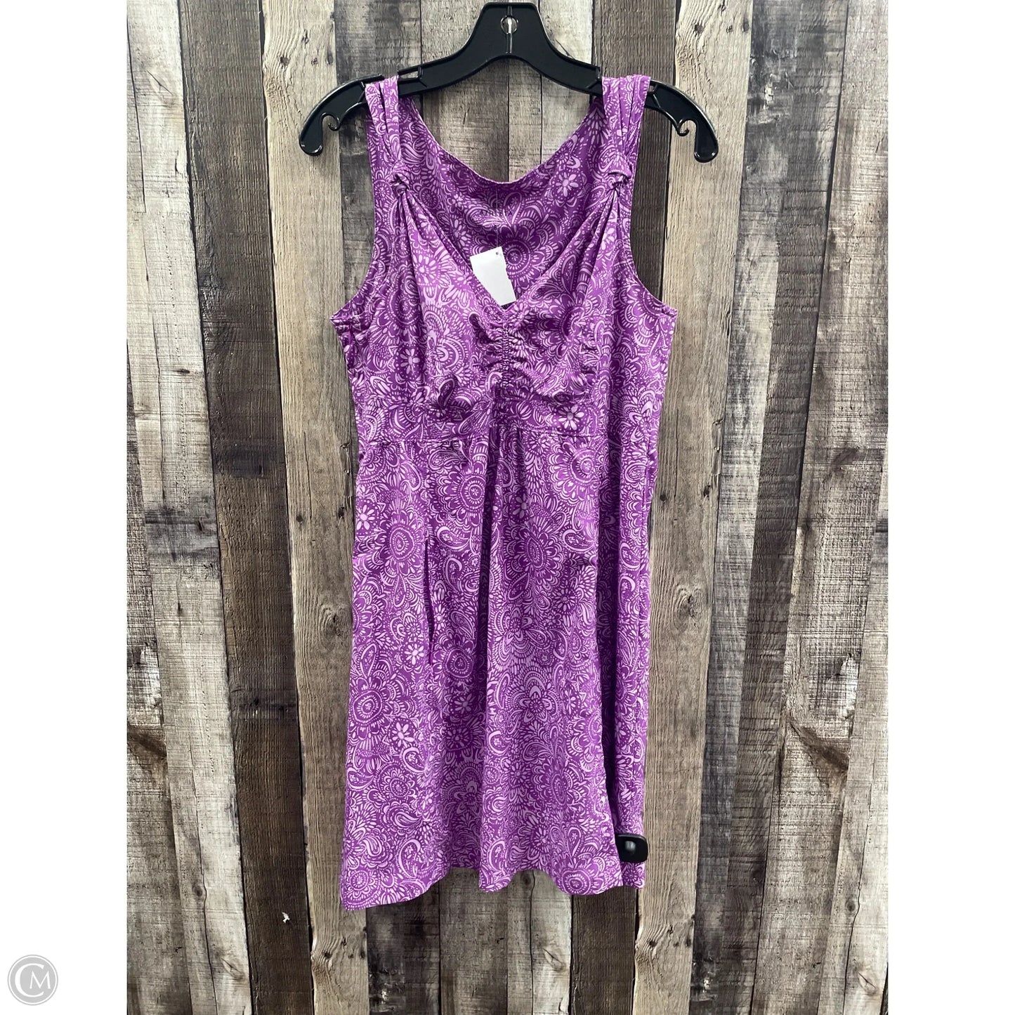 Athletic Dress By Athleta In Purple & White, Size: M