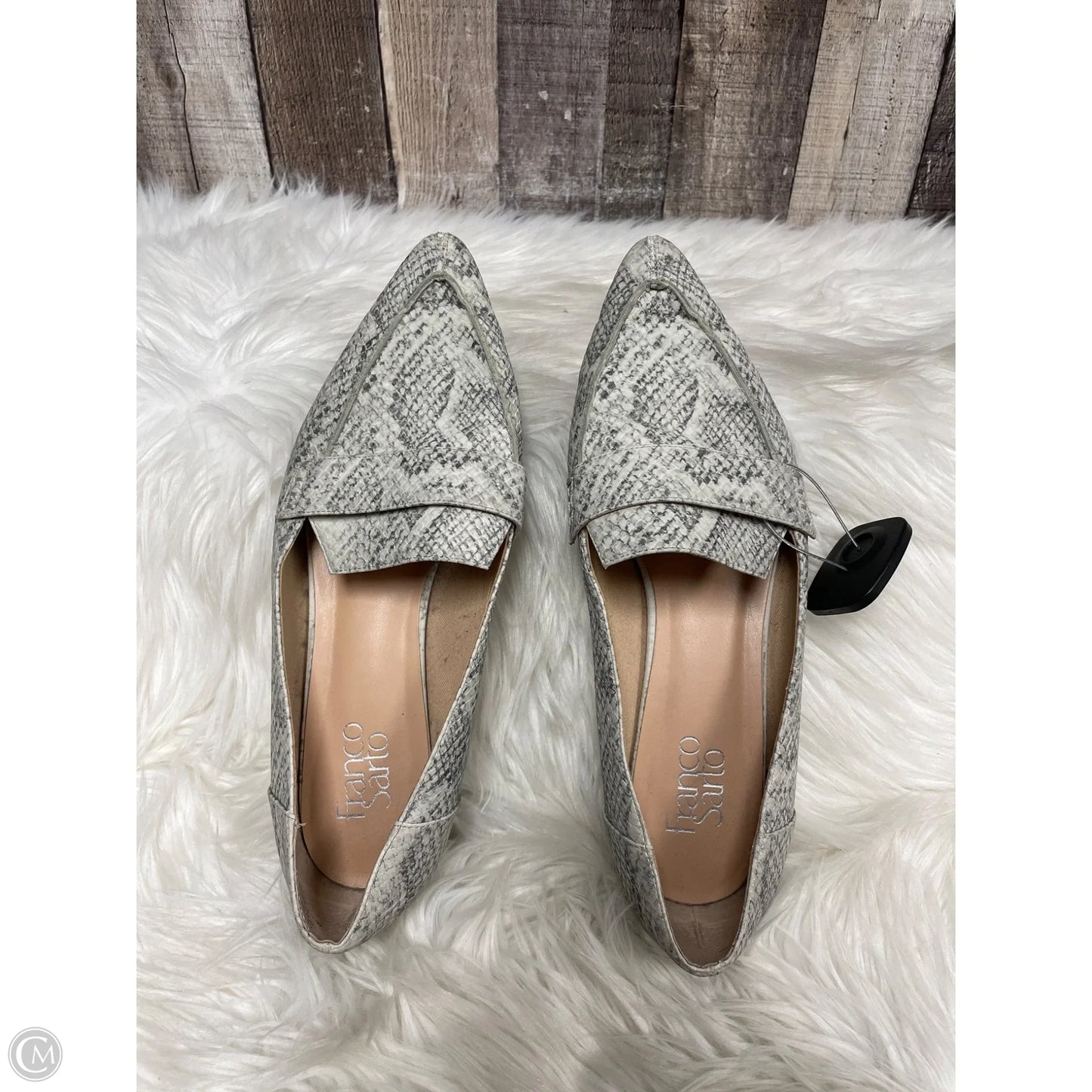 Shoes Flats By Franco Sarto In Snakeskin Print, Size: 10