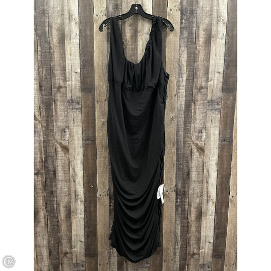 Dress Casual Maxi By Asos In Black, Size: 4x
