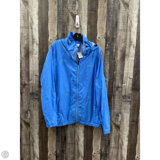Rainjacket By Columbia In Blue, Size: 2x