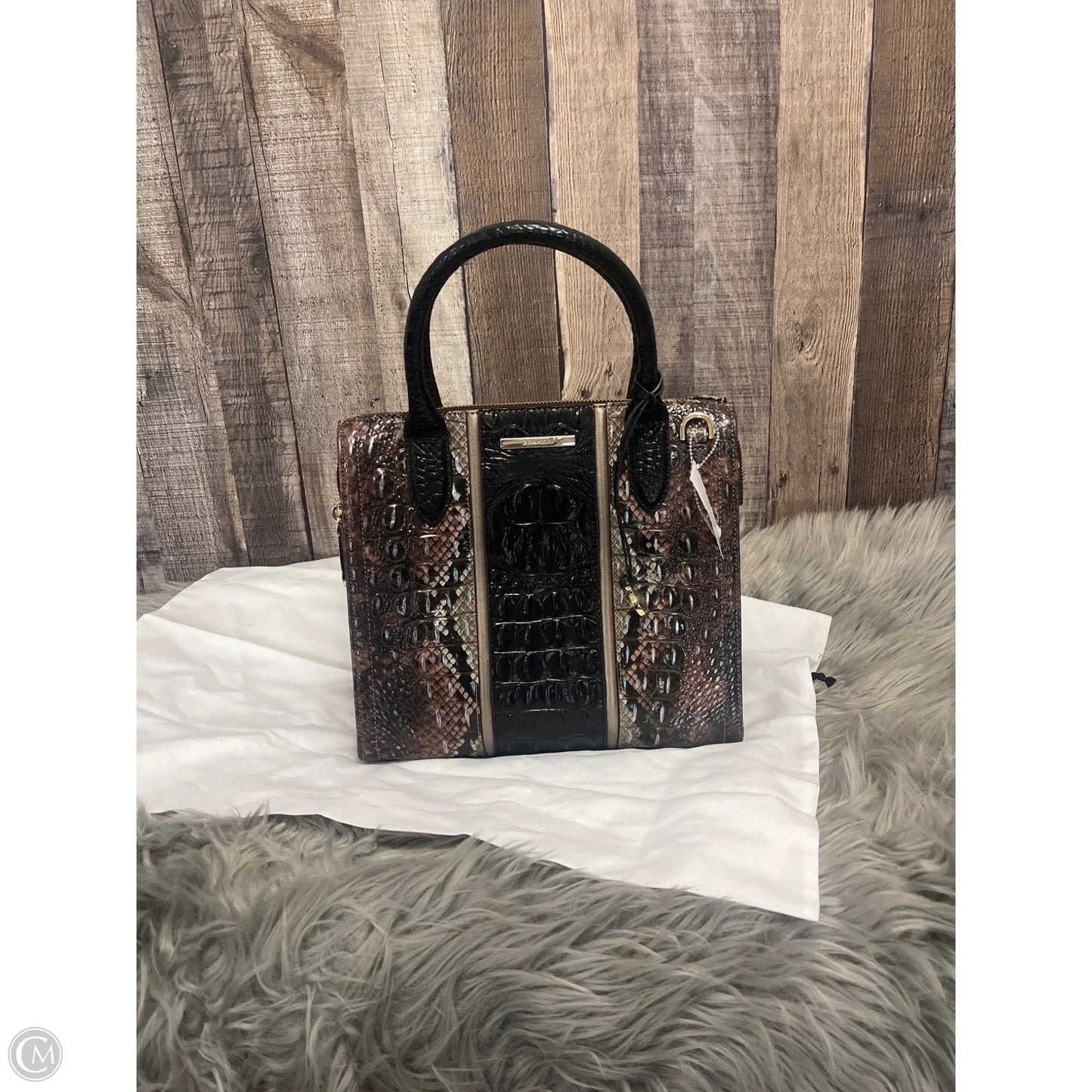 Handbag Designer By Brahmin, Size: Medium