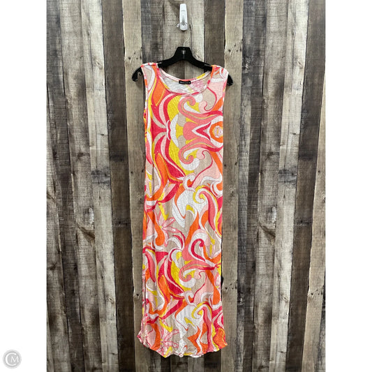 Dress Casual Maxi By David Cline In Multi-colored, Size: S