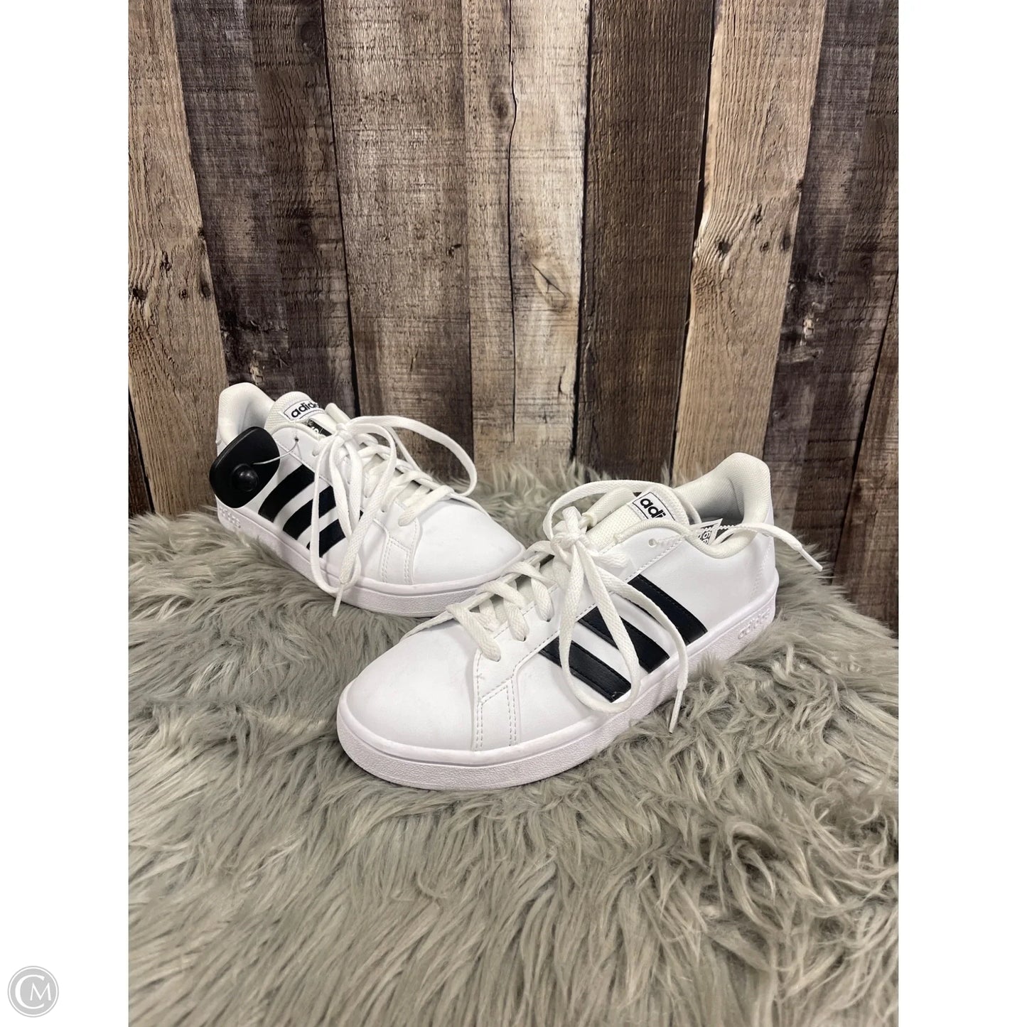 Shoes Athletic By Adidas In Black & White, Size: 8