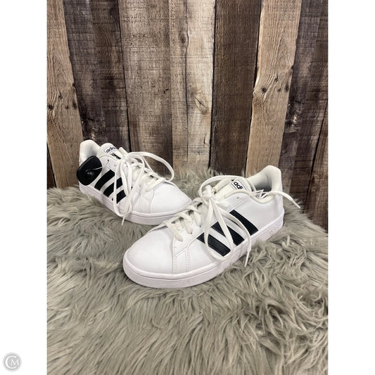 Shoes Athletic By Adidas In Black & White, Size: 8
