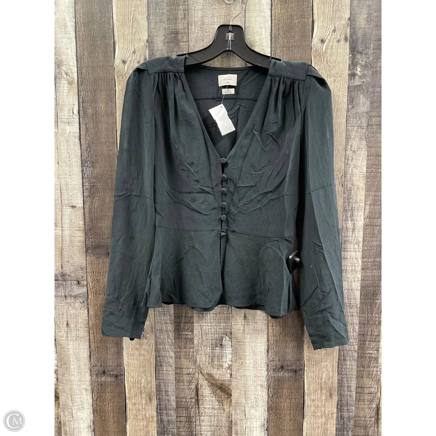 Top Long Sleeve By Aritzia In Black, Size: Xxs