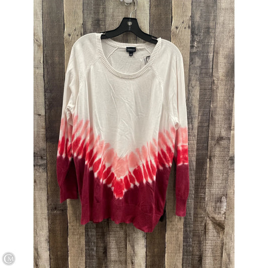 Sweater By Torrid In Tie Dye Print, Size: 1x